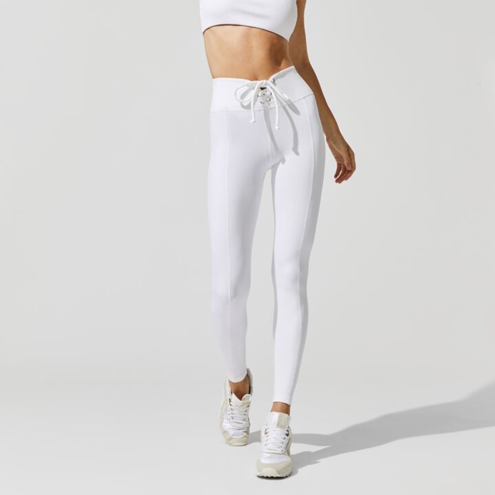 Year of Ours white football legging
